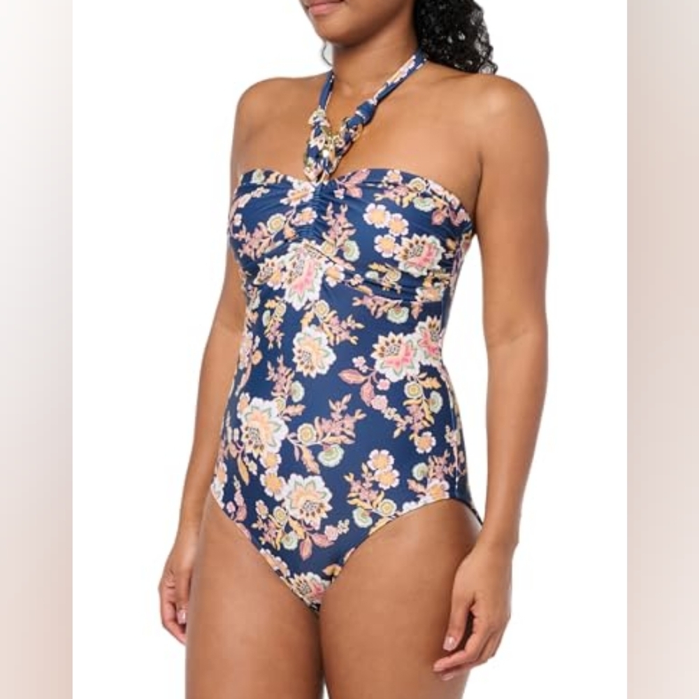 NWT, Shoshanna Women's Standard Chain Cinched One Piece Size 12 #A11